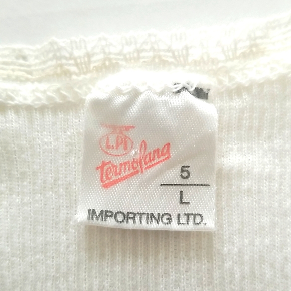 Vintage Retro White Lace Textured Top SZ S Made in Italy - Picture 8 of 11